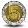 5 злотых 2015 года (из оборота) - Польша