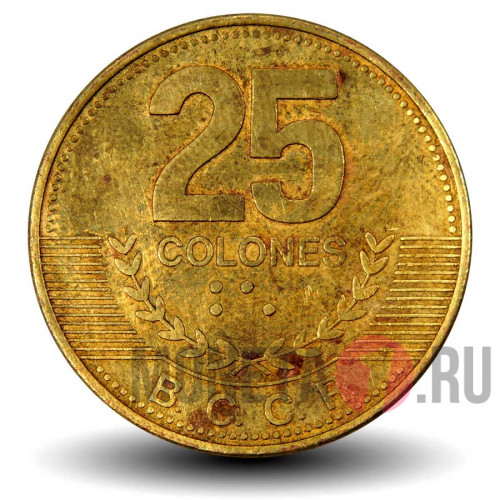 25 колонов 2007 года - Коста-Рика