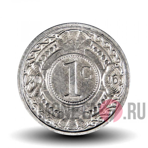 1 цент 2016 года - Нидерландские Антильские Острова