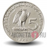 5 франков 2014 года - Бурунди - Венценосный орёл