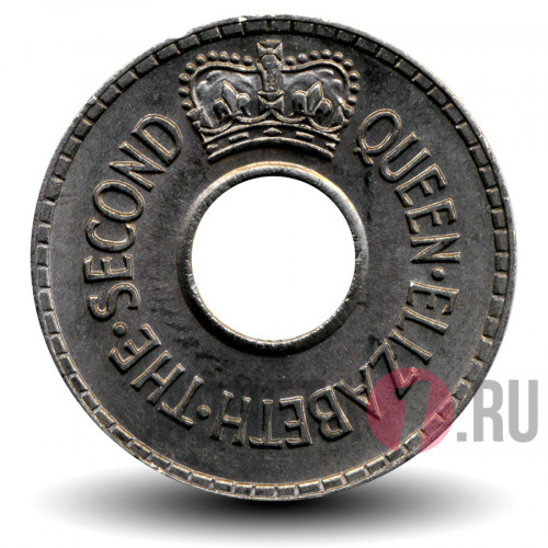 1/2 пенни 1954 года - Elizabeth II - Фиджи