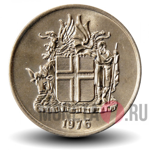 5 крон 1976 года - Исландия