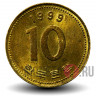 10 вон 1999 года - Южная Корея - Пагода Таботхап