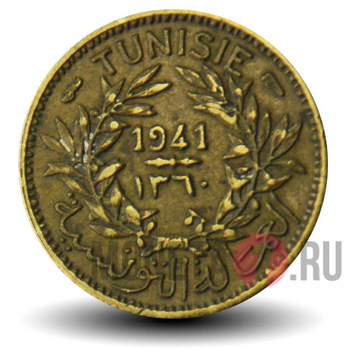 50 сантимов 1941 года - Тунис