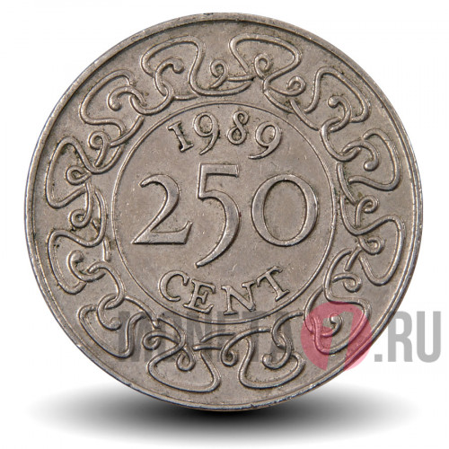 250 центов 1989 года - Суринам