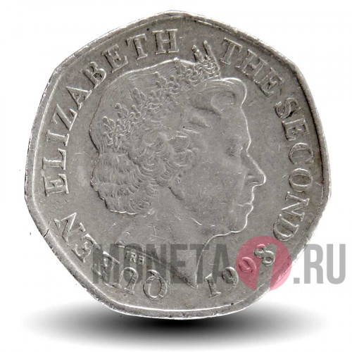 20 пенсов 1998 года - Остров Джерси - Маяк Ла-Корбьер