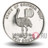 10 центов 1997 года - Эритрея - Страус
