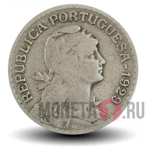 1 эскудо 1929 года - Португалия