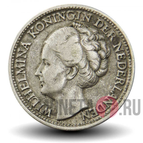 1/4 гульдена 1944 года - Кюрасао - D