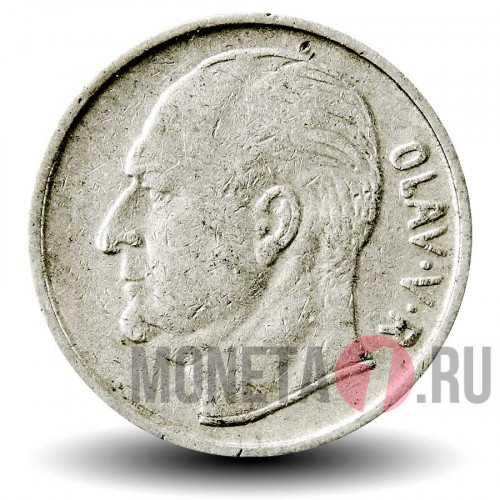 1 крона 1966 года - Норвегия - Лошадь
