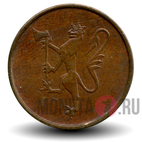 5 эре 1973 года - Норвегия - Олав V