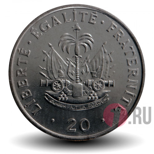 20 сантимов 1995 года - Гаити - Шарлеман Перальт