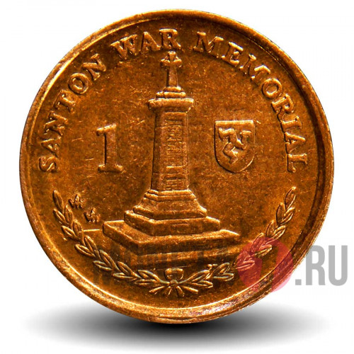 1 пенни 2007 года - Остров Мэн - АА