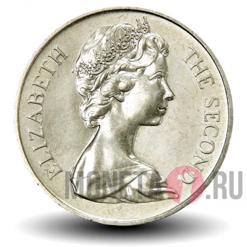 1 крона 1970 года - Кошка Мэнкс - Остров Мэн