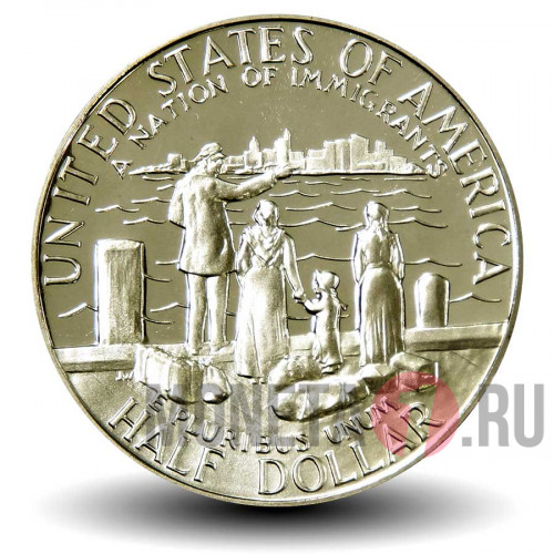 1/2 доллара 1986 года - США - нация иммигрантов - S