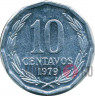 10 Centavos 1979 год - Чили - Птицы