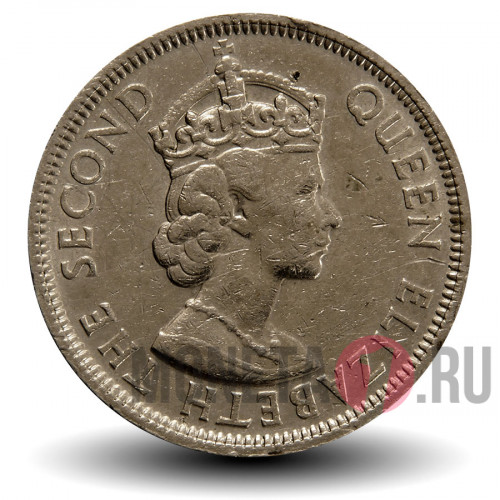 1 рупия 1978 года - Маврикий - Elizabeth II