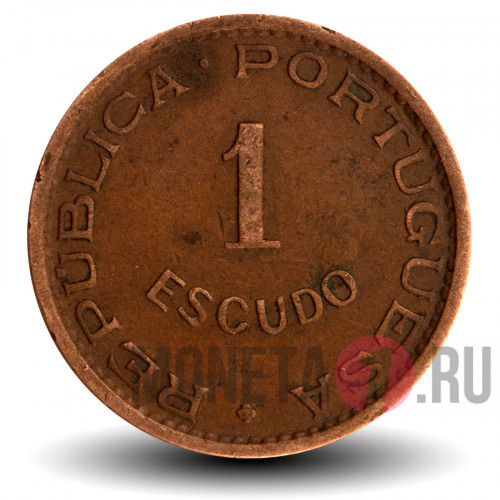1 эскудо 1968 года - Мозамбик