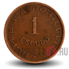 1 эскудо 1968 года - Мозамбик