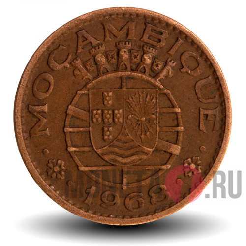 1 эскудо 1968 года - Мозамбик