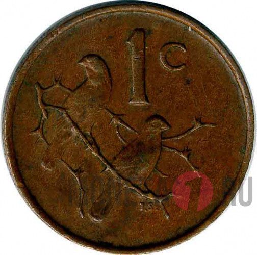 1 cent 1967 год - South Afrika