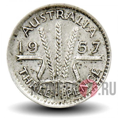 3 пенса 1957 года - Австралия