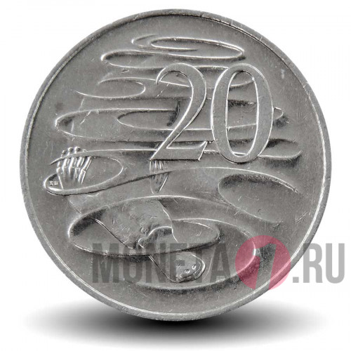 20 центов 1997 года - Утконос - Австралия