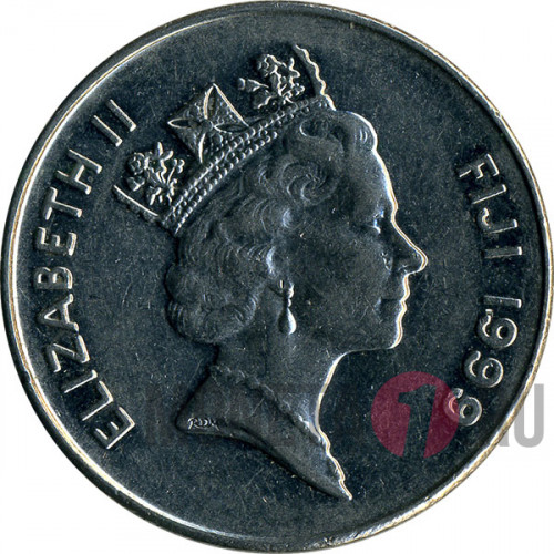 20 центов 1999 год - Фиджи