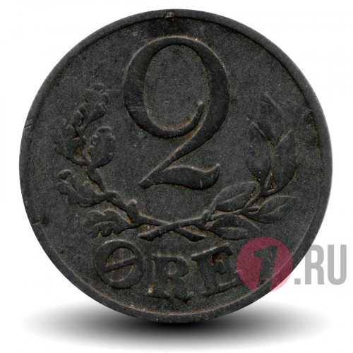 2 ore 1944 года - Дания - Кристиан X