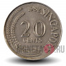 20 центов 1982 года - Сингапур - Рыба-меч