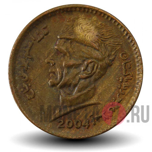 1 рупия 2004 года - Пакистан - Мавзолей в Синде