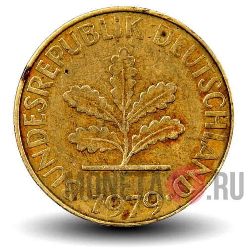 10 пфеннигов 1979 года - ФРГ - J