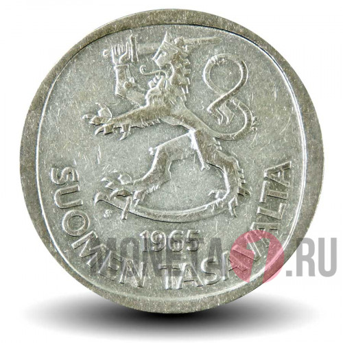 1 марка 1965 года - Финляндия