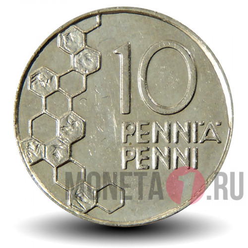 10 пенни 1998 года - Финляндия - Ландыш