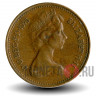 1 New Penny 1975 года - Великобритания - Elizabeth II