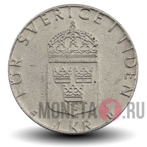 1 крона 1981 года - Швеция - Карл XVI Густав