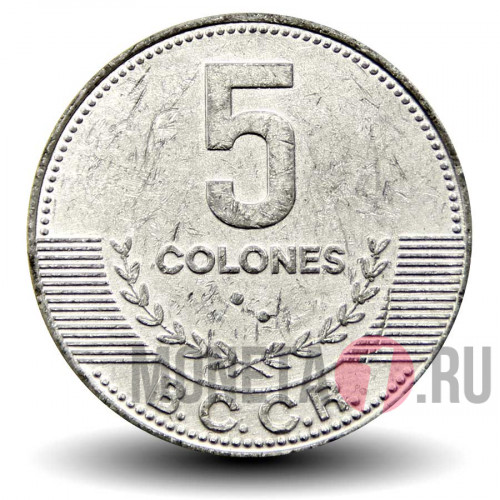 5 колонов 2012 года - Коста-Рика