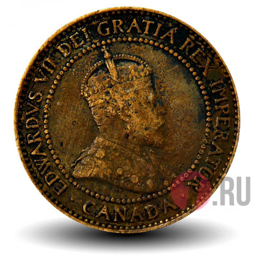 1 цент 1909 года - Канада - Edward VII
