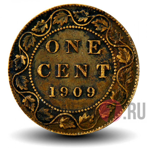 1 цент 1909 года - Канада - Edward VII