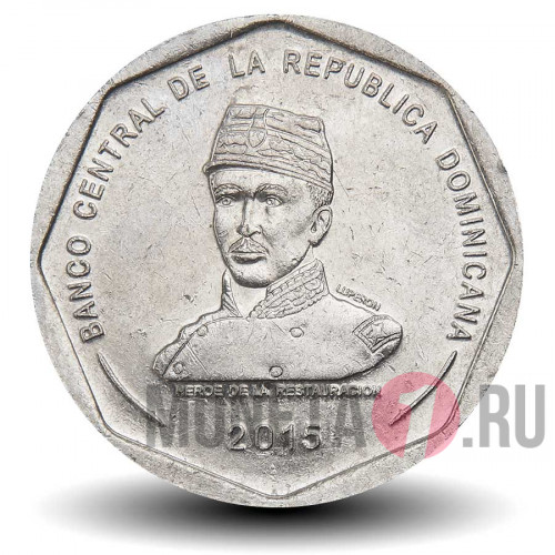 25 песо 2015 года - Доминикана