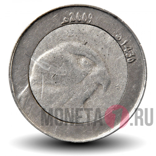 10 динаров 2009 года - Алжир - Сокол