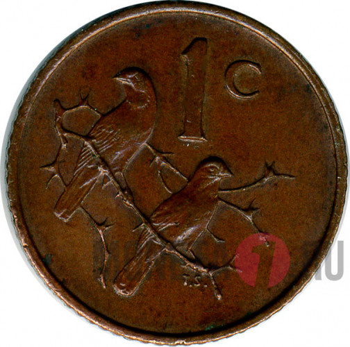 1 cent 1967 год - Suid-Afrika