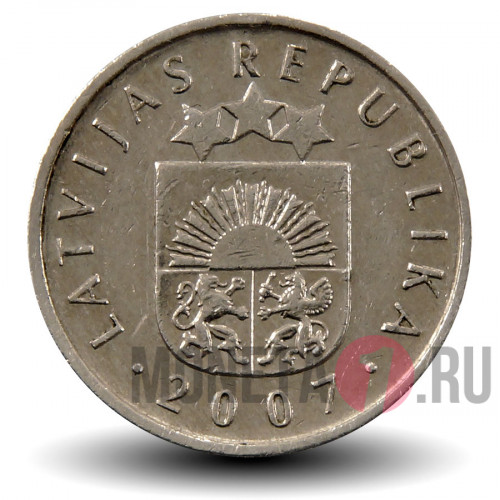 50 сантимов 2007 года - Латвия
