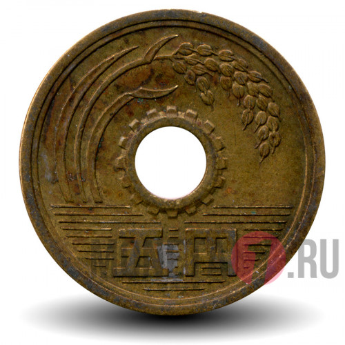 5 йен 1960 года - Япония - Showa