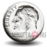 1 дайм 2016 года - США - Рузвельт - D