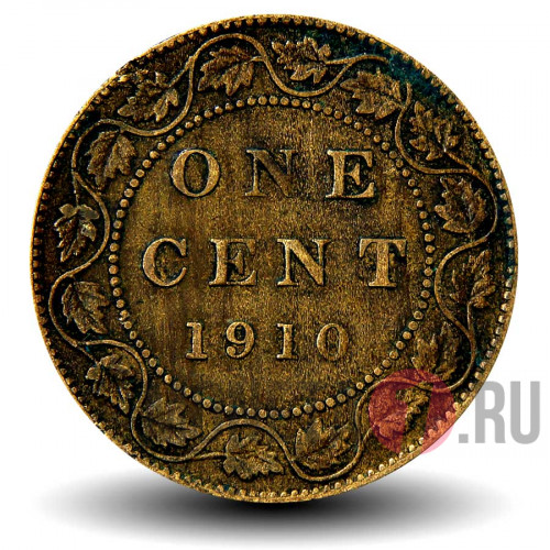 1 цент 1910 года - Канада - Edward VII