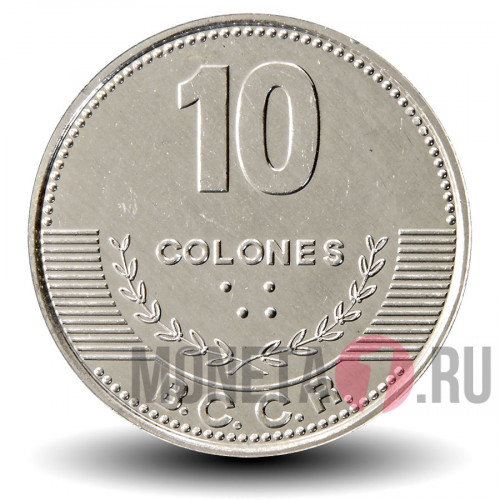 10 колонов 2012 года - Коста-Рика