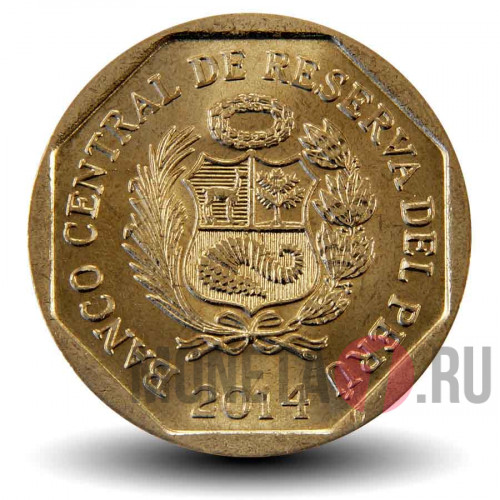 1 соль 2014 года - Руины Караль-Супе - Перу