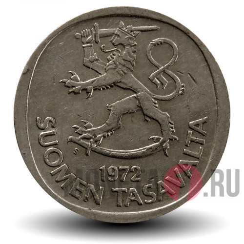 1 марка 1972 года - Финляндия 