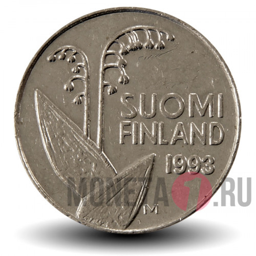 10 пенни 1993 года - Финляндия - Ландыш